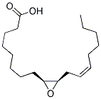 (+/-)-CIS-9,10-EPOXY-12(Z)-OCTADECENOIC ACID Struktur