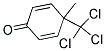 4-TRICHLOROMETHYL-4-METHYL-2,5-CYCLOHEXADIENONE Struktur