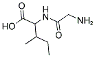 H-GLY-DL-ILE-OH Struktur