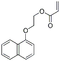 2-(1-NAPHTHYLOXY)-ETHYL ACRYLATE Struktur