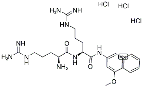 H-ARG-ARG-4M-BETA-NA 3 HCL Struktur