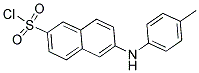 6-(P-TOLUIDINO)-2-NAPHTHALENESULFONYL CHLORIDE Struktur