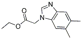 ETHYL (5,6-DIMETHYL-1H-BENZIMIDAZOL-1-YL)ACETATE Struktur