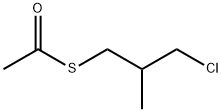 THIOACETIC ACID S-(3-CHLORO-2-METHYL-PROPYL) ESTER Struktur