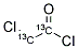 CHLOROACETYL CHLORIDE-13C2 Struktur