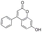 7-HYDROXY-4-PHENYLCOUMARIN Struktur