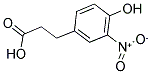 3-(4-HYDROXY-3-NITRO-PHENYL)-PROPIONIC ACID Struktur