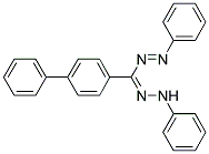 1,5-DIPHENYL-3-(4-BIPHENYLYL)FORMAZAN Struktur