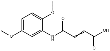 3-(2,5-DIMETHOXY-PHENYLCARBAMOYL)-ACRYLIC ACID Struktur