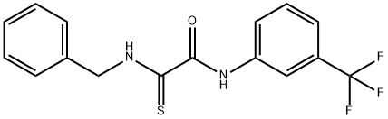 2-(BENZYLAMINO)-2-THIOXO-N-[3-(TRIFLUOROMETHYL)PHENYL]ACETAMIDE Struktur