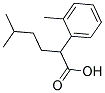 5-METHYL-2-(ORTHO-TOLYL)-HEXANOIC ACID Struktur