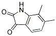 6,7-DIMETHYL-1H-INDOLE-2,3-DIONE Struktur