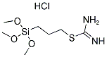 TRIMETHOXYSILYLPROPYLISOTHIOURONIUM CHLORIDE Struktur