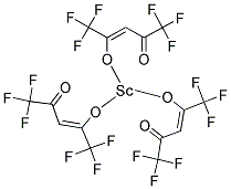 SCANDIUM HEXAFLUOROACETYLACETONATE Struktur