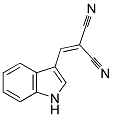 (INDOL-3-YLMETHYLENE)METHANE-1,1-DICARBONITRILE Struktur