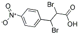 2,3-DIBROMO-3-(4-NITROPHENYL)PROPANOIC ACID Struktur