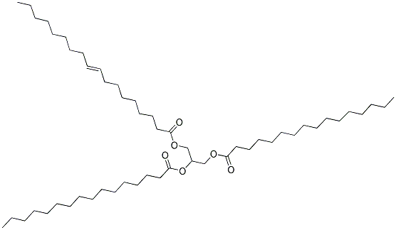 1,2-PALMITIN-3-ELAIDIN Struktur