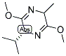 (2R,5S R)-(-)-2,5-DIHYDRO-3,6-DIMETHOXY-2-ISOPROPYL-5-METHYLPYRAZINE Struktur