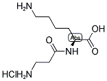 H-BETA-ALA-LYS-OH HCL Struktur