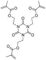 TRIMETHACRYLATE OF TRIS-2-HYDROXYETHYL ISOCYANURATE Struktur