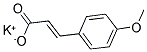 4-METHOXYCINNAMIC ACID POTASSIUM SALT Struktur