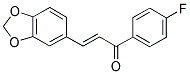 3-(1,3-BENZODIOXOL-5-YL)-1-(4-FLUOROPHENYL)PROP-2-EN-1-ONE Struktur