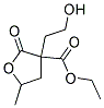 2-ETHOXYCARBONYL-2-(2-HYDROXYETHYL)-VALERIC ACID GAMMA LACTONE Struktur