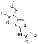 [2-(2-CHLORO-ACETYLAMINO)-THIAZOL-4-YL]-METHOXYIMINO-ACETIC ACID Struktur