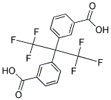 2,2-BIS(3-CARBOXYPHENYL)HEXAFLUOROPROPANE Struktur