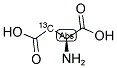 L-ASPARTIC ACID (3-13C) Struktur