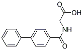 [(BIPHENYL-4-CARBONYL)-AMINO]-ACETIC ACID Struktur