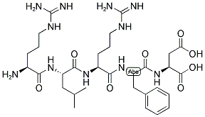 ARG-LEU-ARG-PHE-ASP Struktur