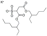 SUCCINIC ACID DI-(ETHYLHEXYL)-ESTER 2-SULFONIC ACID POTASSIUM SALT Struktur