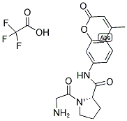 GLYCYL-L-PROLINE 7-AMIDO-4-METHYLCOUMARIN TRIFLUOROACETATE Struktur