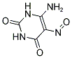 6-AMINO-5-NITROSO-1,2,3,4-TETRAHYDROPYRIMIDINE-2,4-DIONE Struktur