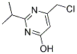 6-(CHLOROMETHYL)-2-ISOPROPYLPYRIMIDIN-4-OL Struktur