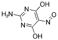 2-AMINO-4,6-DIHYDROXY-5-NITROSOPYRIMIDINE Struktur