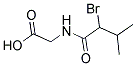 DL-A-BROMOISOVALERYLGLYCINE Struktur