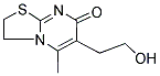 2,3-DIHYDRO-6-(2-HYDROXYETHYL)-5-METHYL-7H-THIAZOLO[3,2-A]PYRIMIDINE-7-ONE Struktur