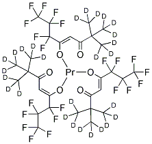 PRASEODYMIUM (FOD)3-D9 Struktur