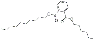 N-HEXYL DECYL PHTHALATE Struktur