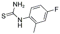 4-FLUORO-2-METHYLPHENYLTHIOUREA Struktur