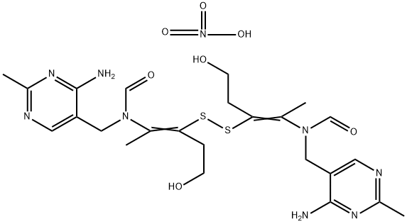 THIAMINE DISULFIDE NITRATE Struktur