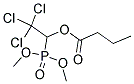 DIMETHYL 1-(BUTYRYLOXY)-2,2,2-TRICHLOROETHYLPHOSPHONATE Struktur