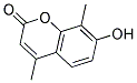 7-HYDROXY-4,8-DIMETHYL-2H-CHROMEN-2-ONE Struktur