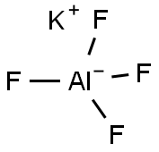 ALUMINUM POTASSIUM FLUORIDE Struktur