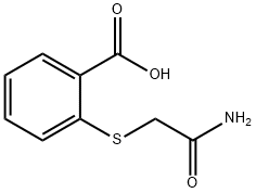 2-[(2-AMINO-2-OXOETHYL)THIO]BENZOIC ACID Struktur