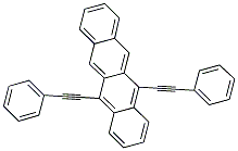 5,12-BIS(PHENYLETHYNYL)NAPHTHACENE Struktur