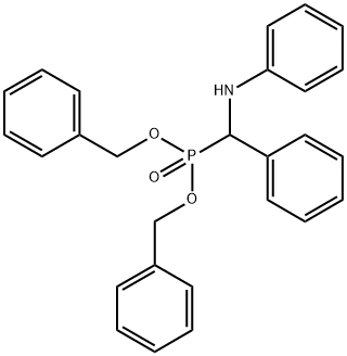 DIBENZYL (ALPHA-ANILINOBENZYL)-PHOSPHONATE Struktur