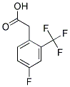 4-FLUORO-2-(TRIFLUOROMETHYL)PHENYLACETIC ACID Struktur